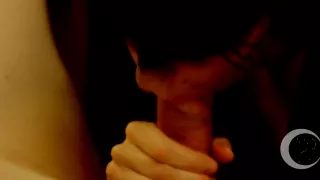 Shaman Made Up Wife Gives Blowjob With Cum in Mouth