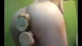 Double Penetration on Shower Door