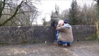 Couple Fuck On A Bridge