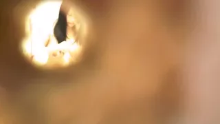 Voyuer young woman in changing room