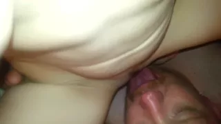 tight pussy with glass dildo