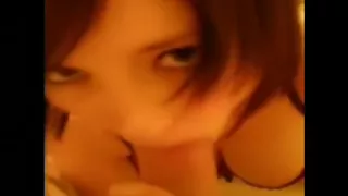 Beautyful brunette emo girl