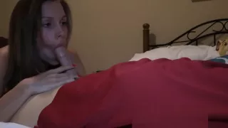 Amateur couple sucking and fucking riding and doggystyle cum
