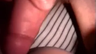 fucking my chubby wife and cumming on her shaved pussy part 2