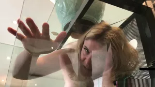 Stepmom gets stuck while sneaking out and fucked by stepson - Erin Electra