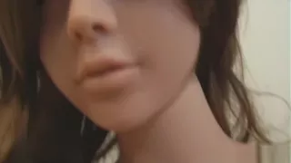 Teen Sex Doll In Shiny Outfit Titfucking!