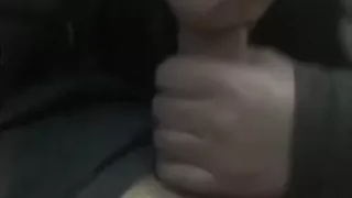 quick public blowjob in my boyfriend  car!