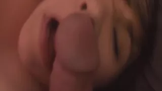 Blowjob and Nosejob with Fat Dick in My Face