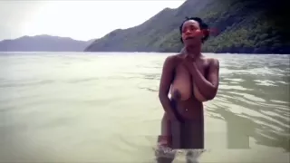 Beautiful Caribbean ebony babe with big ass and tits