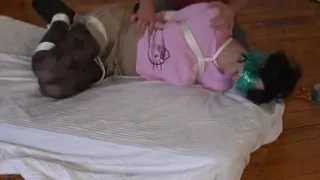 Bella tied in nylons 2