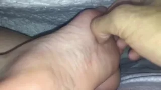 Sleeping Soles Tickled