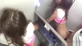 Airplane fuck. Mile High Club. Mia Bandini