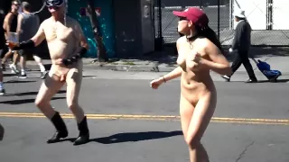 Folsom Street Fair Cam 3: Stark Naked Asian Honey