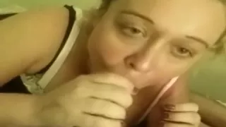 Friends girl giving me head