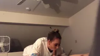 Sucking my boyfriends dick