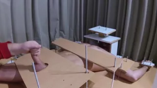 Amateur Femdom CBT and handjob with post orgasm torture