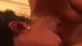 Italian Milf from Tinder begs me to fuck her throat and cream pie her pussy