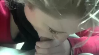 Christmas party blowjob