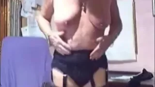 Hacking web cam of my slut mom. Great !