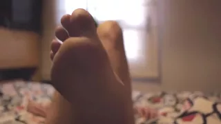 Smelly stockings and slippers on her room