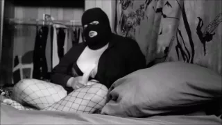 Kinky black and white masked BBW