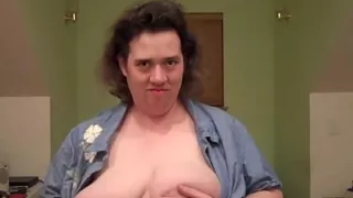 Ugly BBW Slut Plays with her Saggy Body - Enyo71