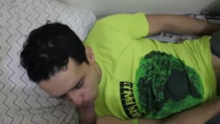 My STEPDAD woke me up with his dick and filled my face with his cum