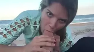 Babysitter Paar Sex am Strand