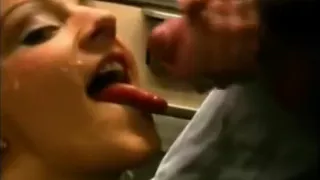 Public train sex