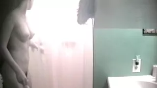Hidden cam german teen monika shower and shave