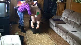 Cheating boyfriend gets spanked and fingered