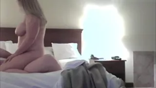 My chubby mother humping on dick her lover