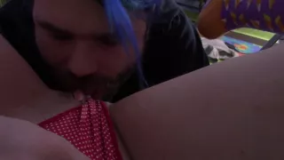 Naughty Pee Girl Gets Fucked and Eaten Out with a Bursting Bladder!