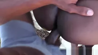 Amateur Ebony Couple Malibu Fuck Trip !!