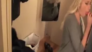 Amateur lesbians in dressingroom by twistedworlds