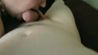 Pov girlfriend giving morning head and cumming in her mouth