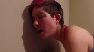 bathroom quicky with booty bling