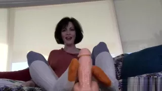 Sneaky Sockjob from Big StepSister - Mrs Mischief foot pov dildo footjob