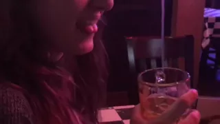 public piss whore in training sneaking to pee