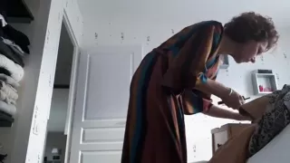 The husband secretly records his wife