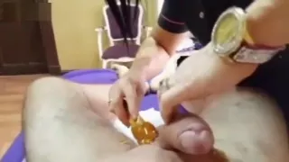 Waxing with a surprise - SpyHappyEnding.com