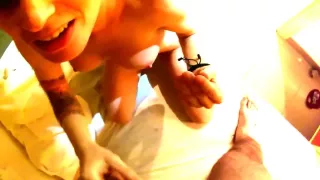 Just sex. Sex with a shy teenage escort in an hotel room.