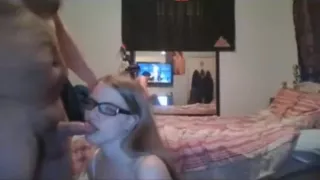 Cute Blonde Hairjob and Blowjob, Long Hair, Hair