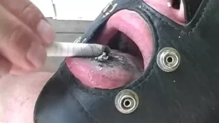 Human Ashtray, human spitoon