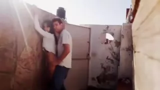 Horny Couple Let a Quickly in the Roof