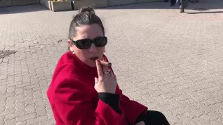 Cigar in public again