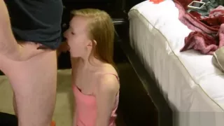 Jeune fille francaise suce et baise mec grosse bite