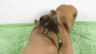 Fucked hard and cumshot on her boobs