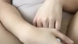 Curvy chinese with big tits masturbating and getting fingered