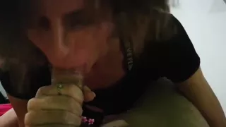 Russian tall teen Hooker. Amazing dirty blow job. Cuz shot and swallow.